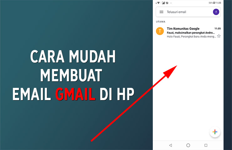 Cara mendaftar gmail baru